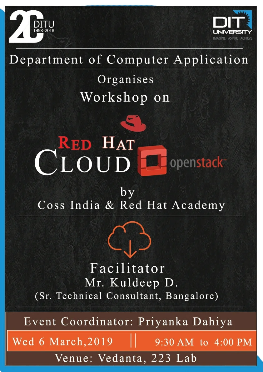 One Day workshop on Redhat Cloud OpenStack