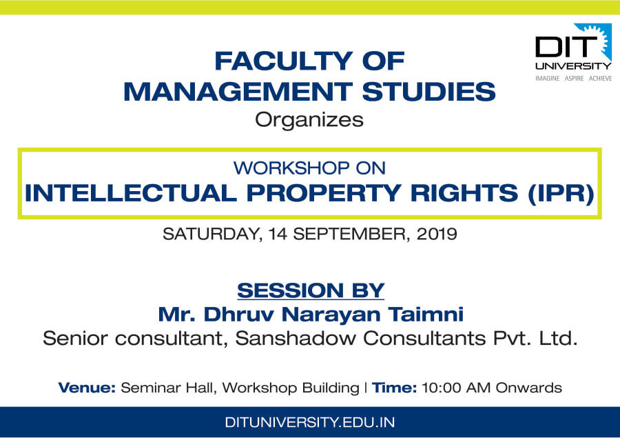 Workshop on "Intellectual Property Rights (IRP)