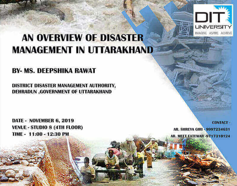 Guest Lecture on "An Overview of Disaster Management in Uttarakhand"