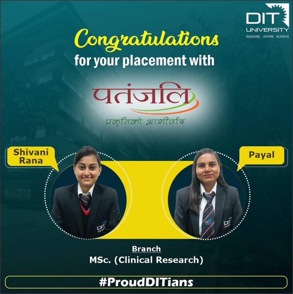 Congratulations for your Placement with Patanjali