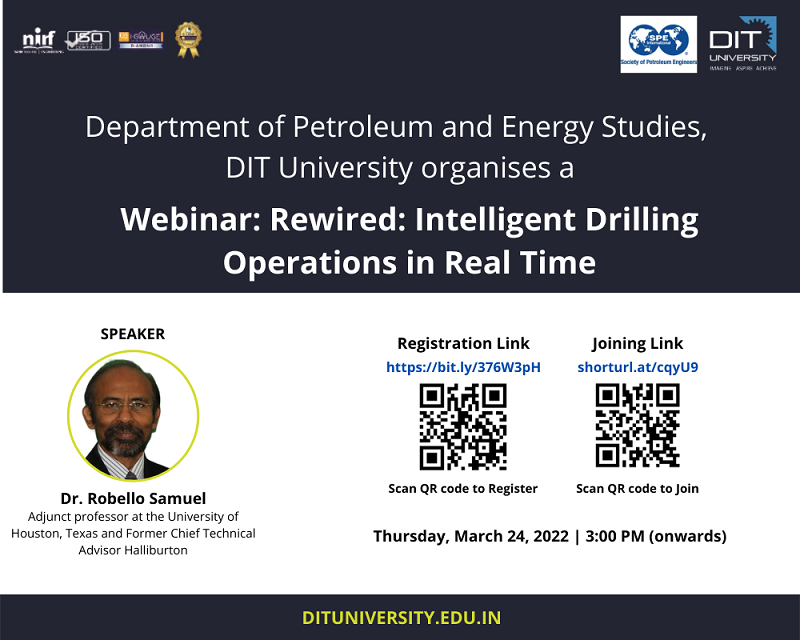 Webinar on Rewired: Intelligent Drilling Operations in Real Time