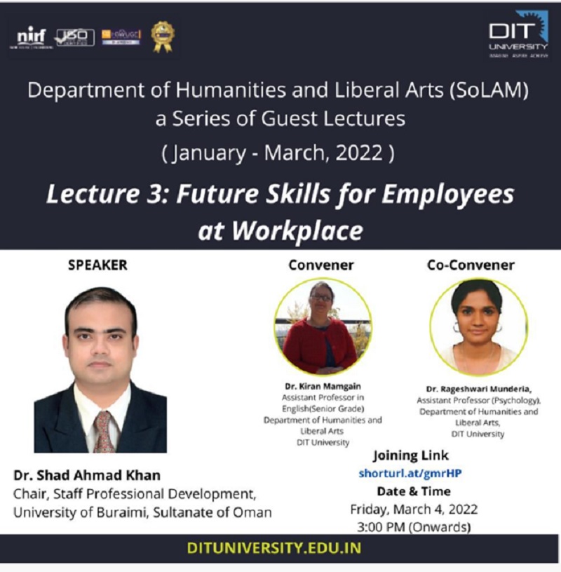 Guest Lecture3 :Future Skills for Employees at Workplace