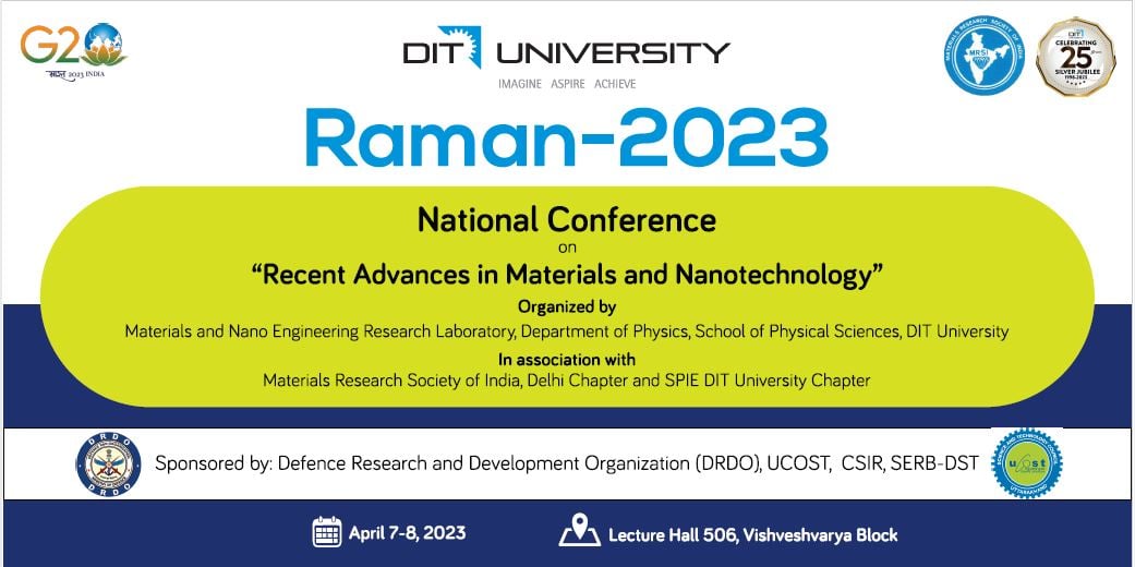 RAMAN-2023-National Conference-Recent Advances in Materials and Nanotechnology