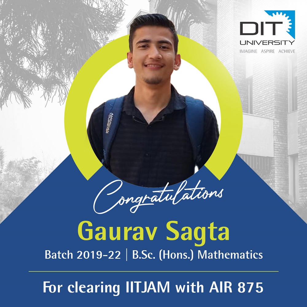 Gaurav Sagta clearing IITJAM with AIR 875