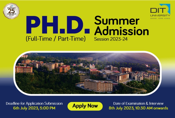 Ph.D. (Full-Time / Part-Time) Admission Counselling, Summer Admission, Session 2023-24
