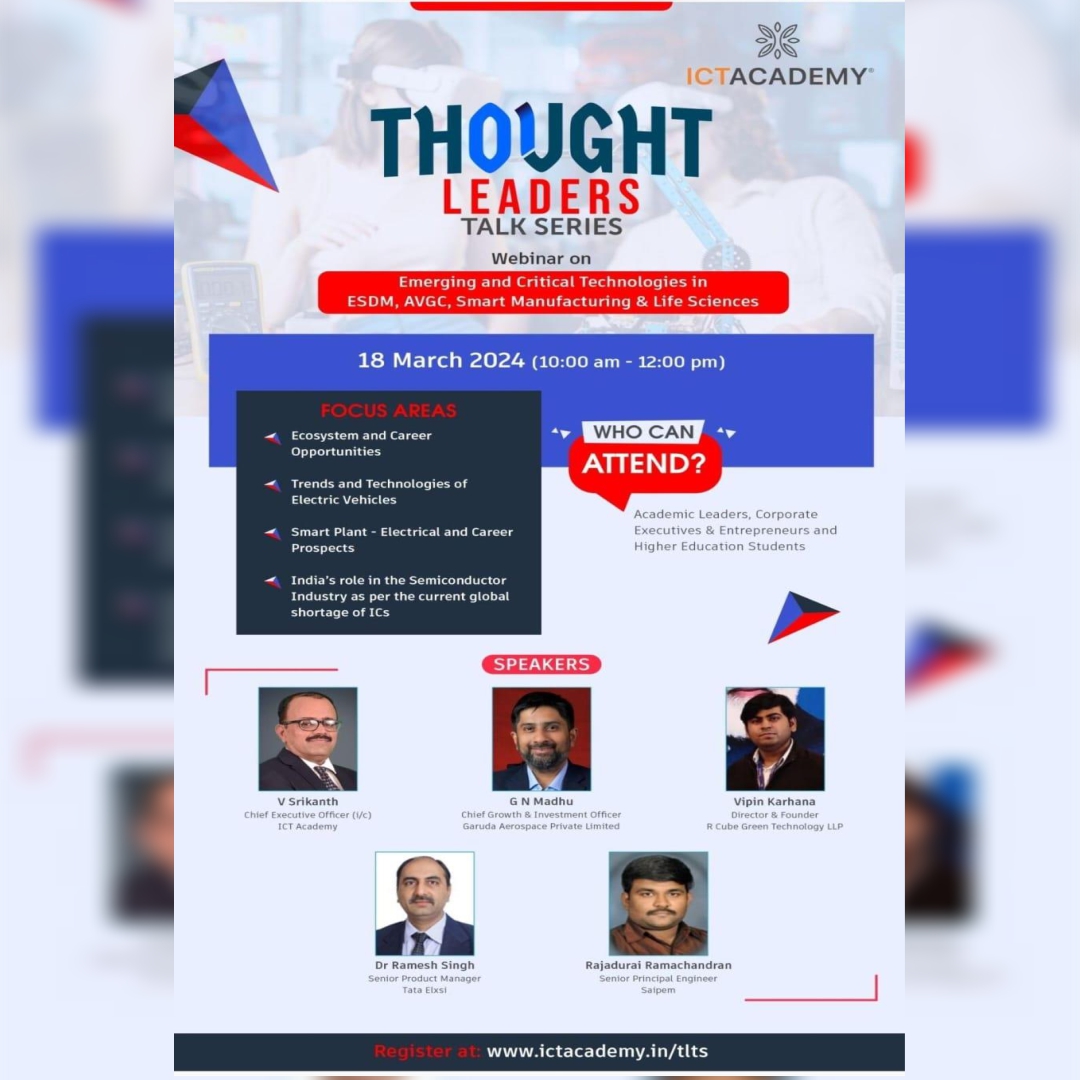 Thought Leaders Talk Series.