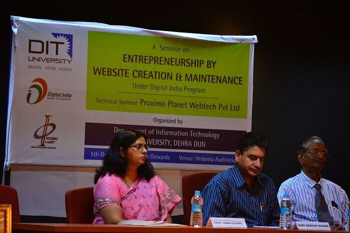 Seminar on “Entrepreneurship by web site creation and maintenance”