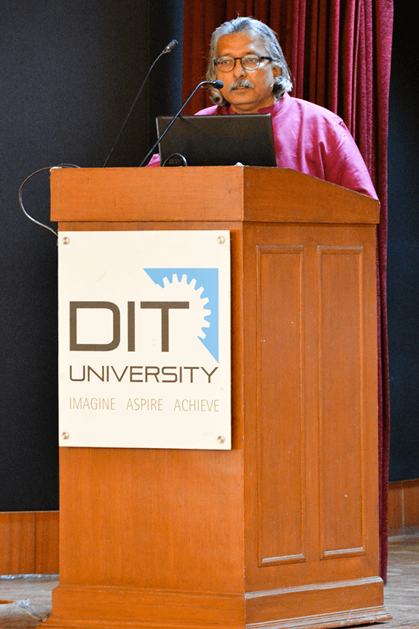 A talk by 'AR. GIRISH DOSHI' on 'Construction of Space and Place' 