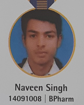 Mr Naveen Singh is Gold Medallist in Bpharm 2018, honoured in2nd Convocation of DIT University, 2018     