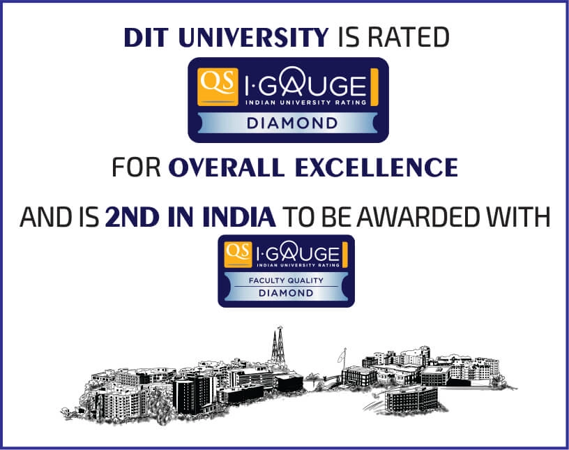 DIT University is proud to receive QS-IGAUGE DIAMOND Rating for its 'Overall Excellence'