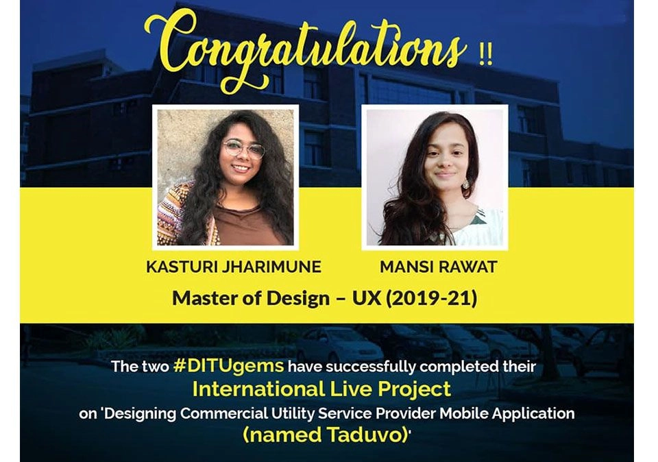 MDes-UX students accomplished an International Live Project under the guidance of Mr. Conor Heskin, Senior UX Consultant, Ireland.