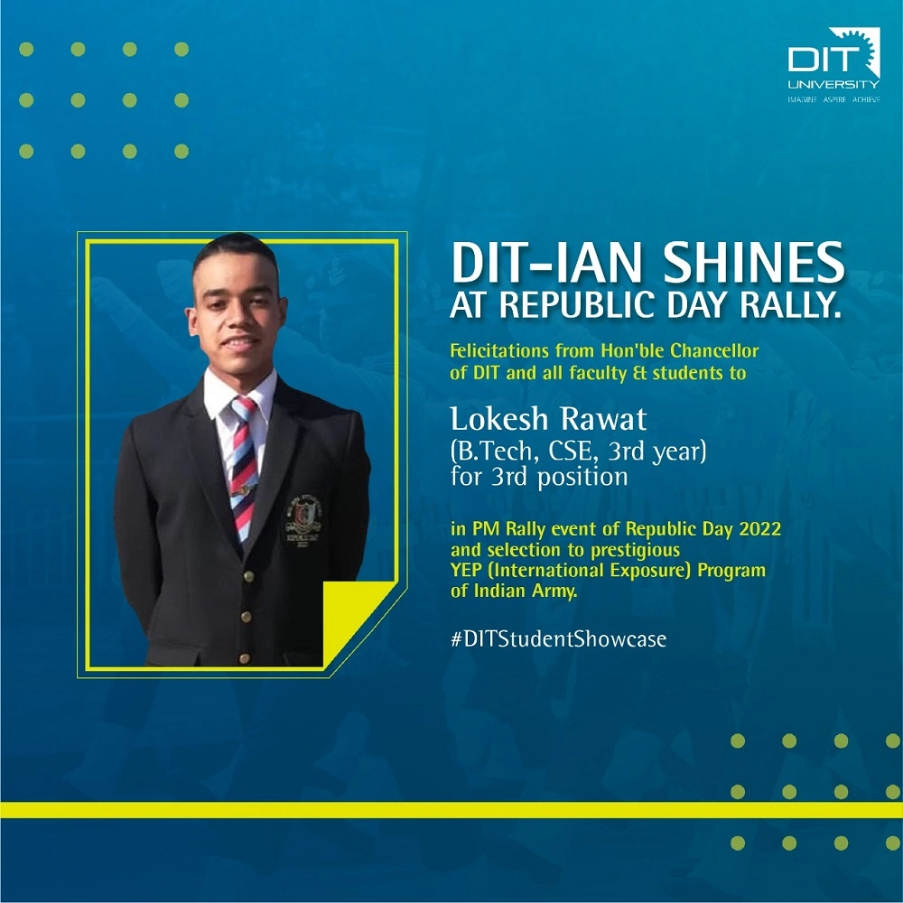 DITian shines at Republic Day Rally