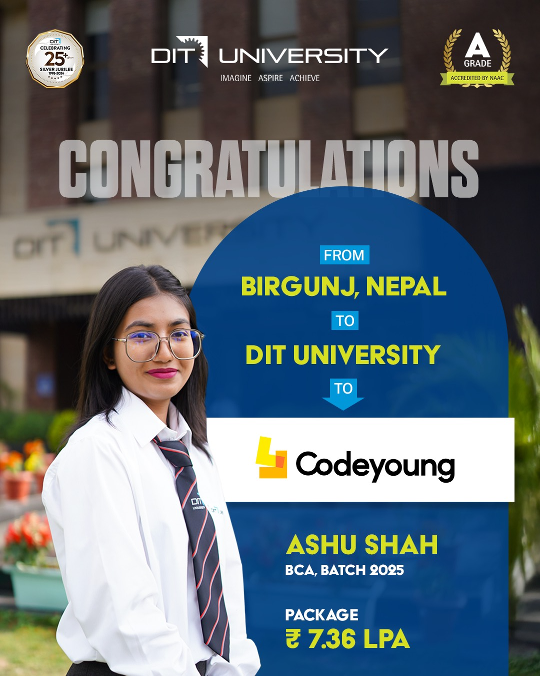 International Student Placed at - Codeyoung